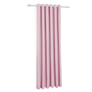 Cortina Rosa-bebê Oxford Uma Folha 150x250 Fabritex