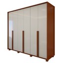Ver imagem 2 de Guarda Roupa  Style 6 Portas 4 Gavetas 100% Mdf com Pés