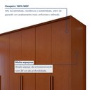 Ver imagem 4 de Guarda Roupa  Style 6 Portas 4 Gavetas 100% Mdf com Pés 