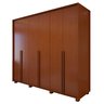Guarda Roupa  Style 6 Portas 4 Gavetas 100% Mdf com Pés  - 2