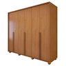 Guarda Roupa  Style 6 Portas 4 Gavetas 100% Mdf com Pés - 2