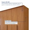 Guarda Roupa  Style 6 Portas 4 Gavetas 100% Mdf com Pés - 4