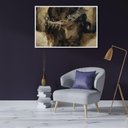 Ver imagem 1 de Quadro Jesus Cristo 120x80 Cm Vidro Impresso