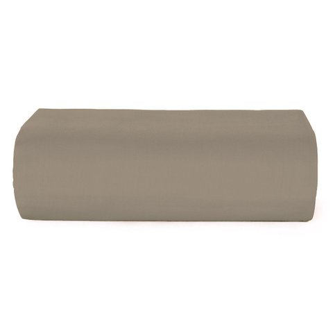 Lençol Avulso - Queen Size - Crystal - C/ Elástico - Bege Escuro - 100% Algodão - Teka