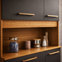 Ver imagem 2 de Armário de Cozinha Jade 90cm Compacto Pequeno para Apartamento com Gavetas 4 Portas:grafite
