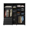 Guarda-roupa Casal 5 Portas 4 Gavetas 100% Mdf Allen 226,7 Cm - 3