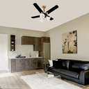 Ver imagem 2 de Ventilador De Teto Venti-Delta New Zeta 4 Pás Laqueada Preto/Cobre 220V