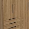 Guarda-roupa Casal 4 Portas 4 Gavetas 100% Mdf Allen 181,7 Cm - 9
