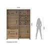 Guarda-roupa Casal 4 Portas 4 Gavetas 100% Mdf Allen 181,7 Cm - 5