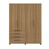 Guarda-roupa Casal 4 Portas 4 Gavetas 100% Mdf Allen 181,7 Cm - 6