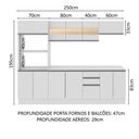 Ver imagem 3 de Cozinha Completa Smart Modulada com Balcão Tampo Mdf Madesa