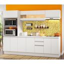 Ver imagem 1 de Cozinha Completa Smart Modulada com Balcão Tampo Mdf Madesa