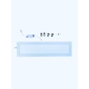 Ver imagem 1 de Painel Plafon Led Embutir 24w Retangular 17x62:6500k (branco Frio)