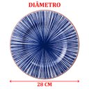 Ver imagem 5 de Kit Jogo Prato Raso Jantar 6peças 6 Pessoas Abstratta 28cm