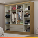 Ver imagem 4 de Guarda Roupas Casal 8 Portas 4 Gavetas Turim Luciane