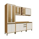 Ver imagem 3 de Cozinha Completa 100% Mdf 270cm 5 Peças 13 Portas com Tampo Barbados Espresso Móveis