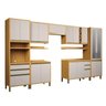 Cozinha Completa 100% Mdf 420cm 7 Peças 17 Portas com Tampo Barbados Espresso Móveis - 3