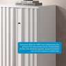 Cômoda 136cm 2 Portas e 5 Gavetas com Sapateira 100% Mdf Gérbera - 5