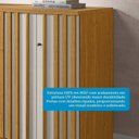 Ver imagem 5 de Cômoda 2 Portas 5 Gavetas com Sapateira 100% MDF 136cm Gérbera Espresso Móveis