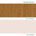 Ver mais imagens de Cômoda 2 Portas 5 Gavetas com Sapateira 100% MDF 136cm Gérbera Espresso Móveis Bege/Cinamomo/Off-White
