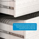 Ver imagem 6 de Cômoda 2 Portas 5 Gavetas com Sapateira 100% MDF 136cm Gérbera Espresso Móveis Bege/Cinamomo