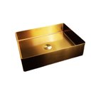 Ver imagem 2 de Cuba Retangular Banheiro Aço Inox 304