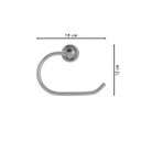 Ver imagem 4 de Kit Acessórios para Banheiro Luxo 6 Peças Moscou - Polido