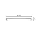 Ver imagem 2 de Kit Acessórios para Banheiro Luxo 6 Peças Moscou - Polido