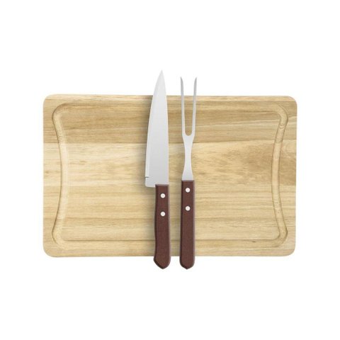 Kit Churrasco Multiuso com Garfo e Faca - Stolf Único