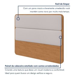 Cabeceira Casal Queen 160cm Loop 171cm X 5cm X 120cm - 4