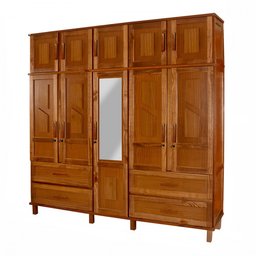 Guarda-roupa Casal Campo Grande 10 Portas 4 Gavetas com Espelho Ypê - Rodmoveis - 2
