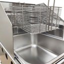 Ver imagem 5 de Kit Lanchonete Mesa de Manipulação 100x55cm + Fritadeira a Gás 1 Cuba + Chapa a Gás 90cm