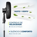 Ver imagem 5 de Ventilador de Coluna Mondial Super Turbo 8 Pás 40cm Preto Prata Vtx-40C-8P Sku Principal: 303305