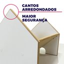 Ver imagem 3 de Porta Livros Revisteiro Infantil de Chão Casinha -montessori:branco