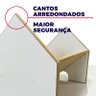 Porta Livros Revisteiro Infantil de Chão Casinha -montessori:branco - 3