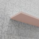 Ver imagem 5 de Kit 2 Prateleiras Porta Quadros 100 X 15cm Rosa Claro Suporte Invisível