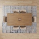 Ver imagem 5 de Conjunto Mesa Adriana 200cm com Vidro 06 Cadeiras Anne Marrom/Nature/Caramelo/Creme
