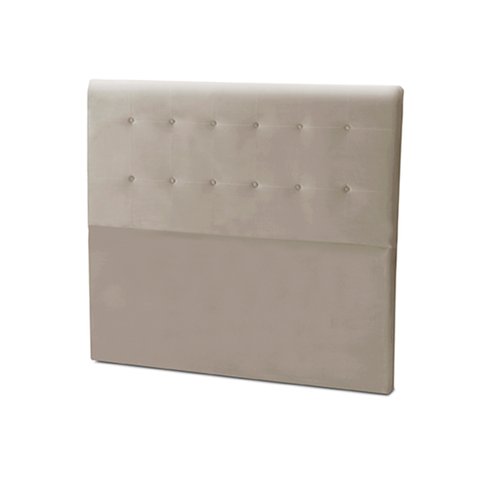Cabeceira Cama Box King Size Estofada Madeira Paris:bege