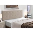 Ver imagem 2 de Cabeceira Cama Box King Size Estofada Madeira Paris:bege