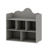 Estante Infantil Montessoriana 100% Mdf com 5 Nichos e Detalhe Orgânico em Formato de Nuvem - 2