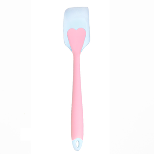 Espátula de Silicone Cozinha Coração Grande 28cm Reforçado