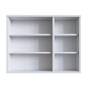Ver imagem 3 de Armário Espelheira para Banheiro 60cm com 1 Porta Branco