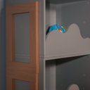 Ver imagem 5 de Armário Multiuso Infantil 100% Mdf com Detalhe Orgânico em Formato de Nuvem
