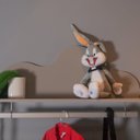 Ver imagem 4 de Prateleira 100% Mdf com Cabideiro em Alumínio Infantil com Detalhe Orgânico em Formato de Nuvem