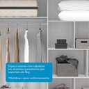 Ver imagem 7 de Guarda-Roupa Casal 100% MDF 2 Portas com Espelho 180cm Freesia Espresso Móveis Branco