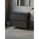 Ver imagem 1 de Gabinete para Banheiro Dubai Suspenso 1 Porta 1 Gaveta MDF 80cm On Móveis
