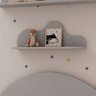 Prateleira 100% Mdf Infantil com Detalhe Orgânico em Formato de Nuvem - 1