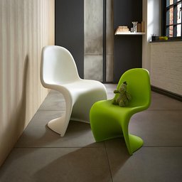 Cadeira Panton - Acabamento fosco - Branco - 5
