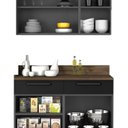 Ver imagem 6 de Cozinha Modulada Compacta em Aço 2 Peças 5 Portas 2 Gavetas Rodapé PVC Exclusive Itatiaia 