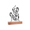 Escultura de Mesa, Faces One Line 25x33cm - 3